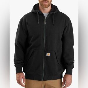 BMWT Carhartt Rain Defender Loose Fit Midweight Thermal-lined Fullzip Sweatshirt